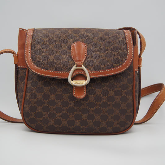 Celine Brown Macadam PVC Canvas