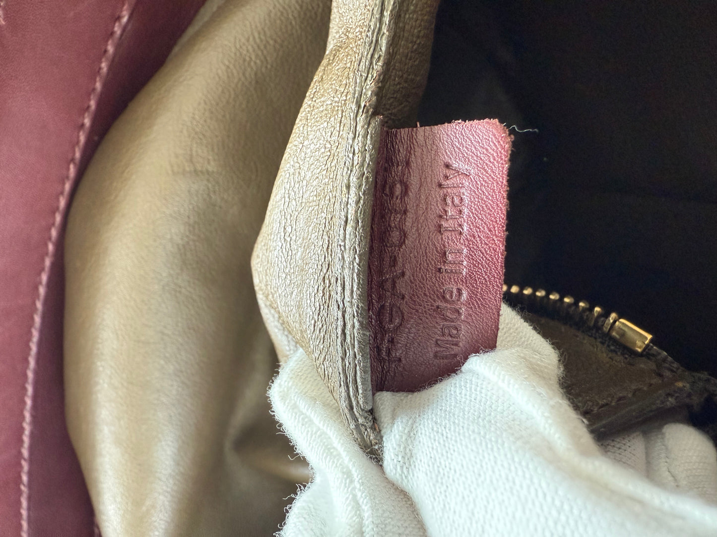 Celine Luggage Mini Shopper Leather