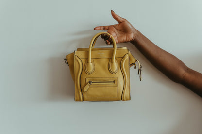 Celine Nano Calf Leather Yellow