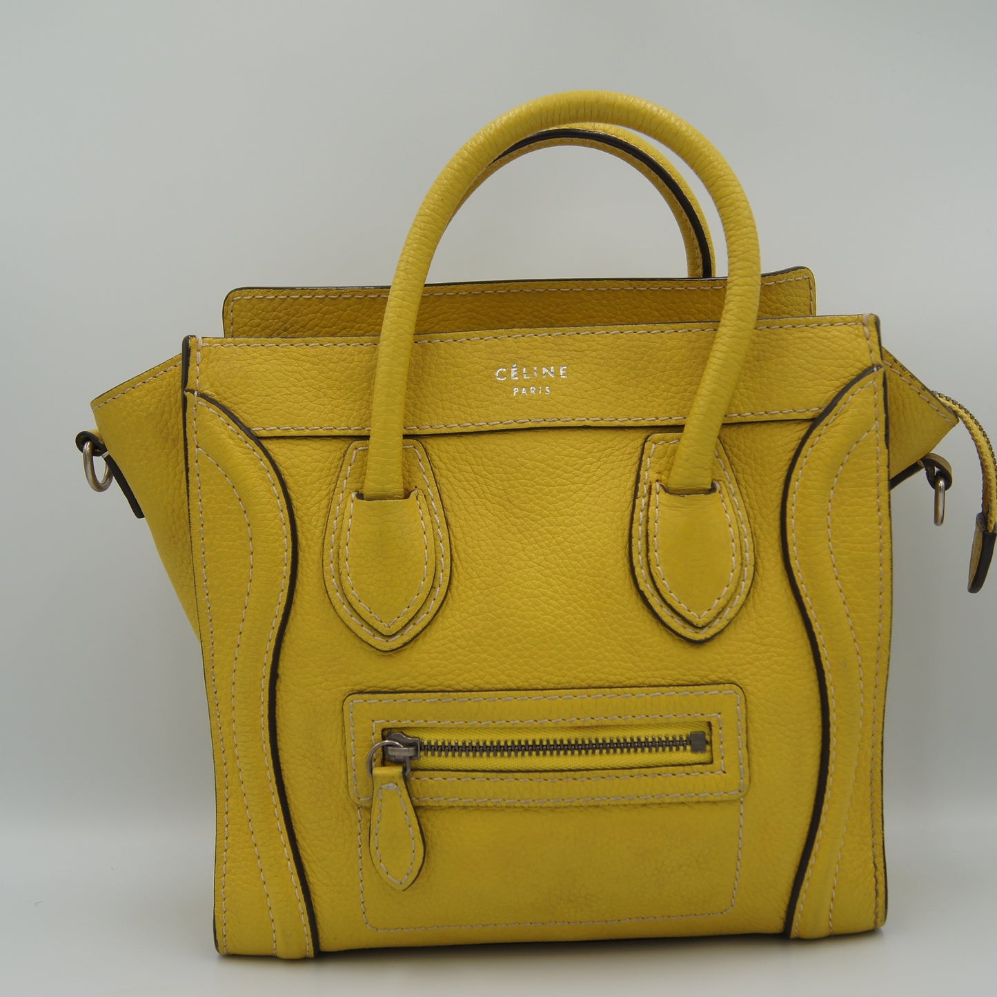 Celine Nano Luggage in Calfskin