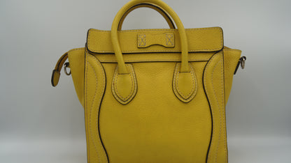 Celine Nano Calf Leather Yellow