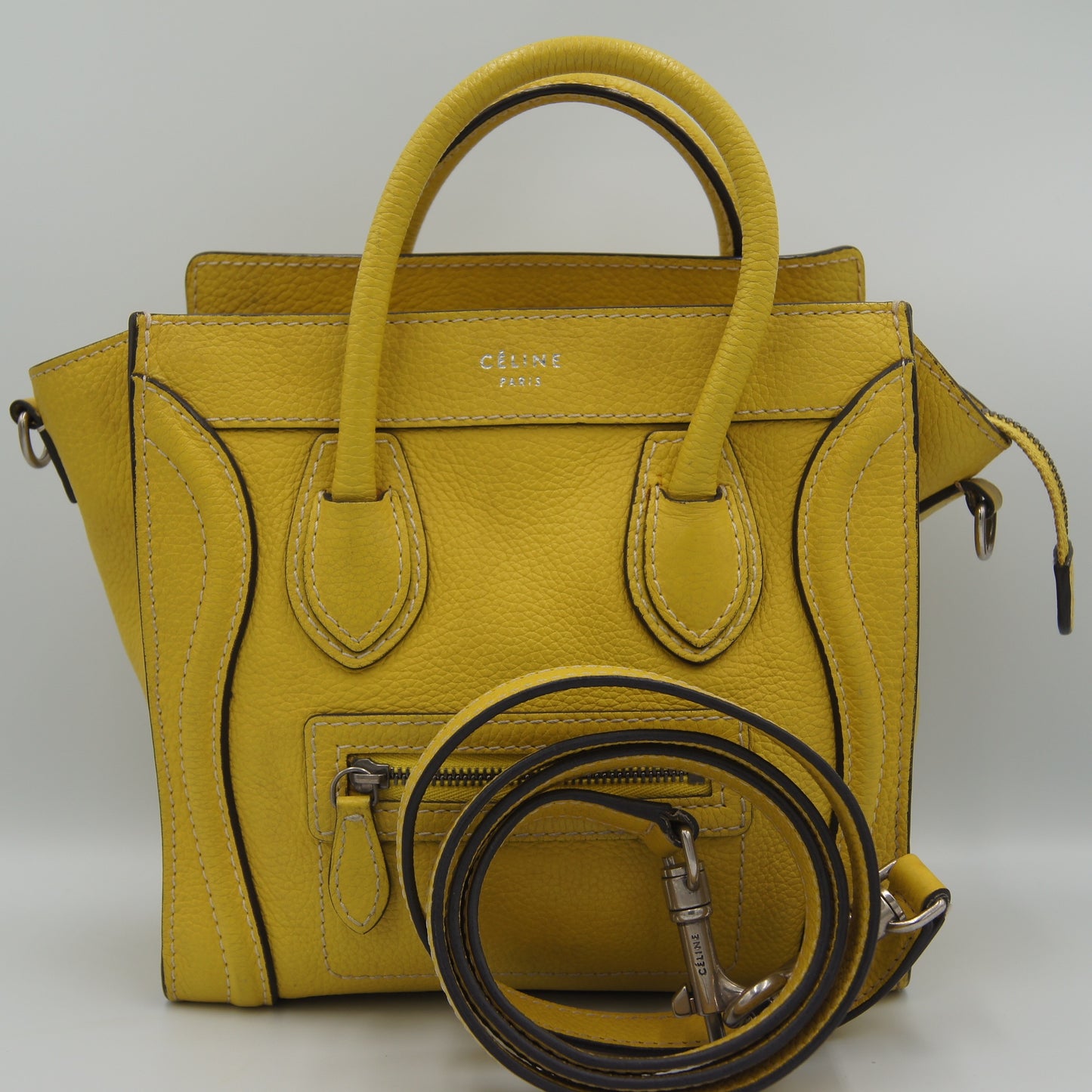 Celine Nano Luggage in Calfskin