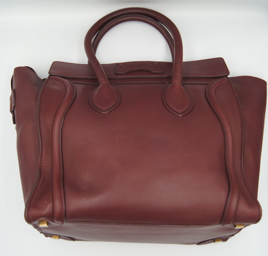 Celine Luggage Mini Shopper Leather