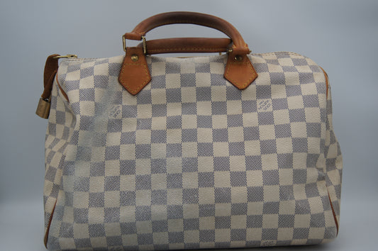 Louis Vuitton  Damier Speedy White