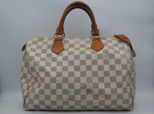 Louis Vuitton  Damier Speedy White