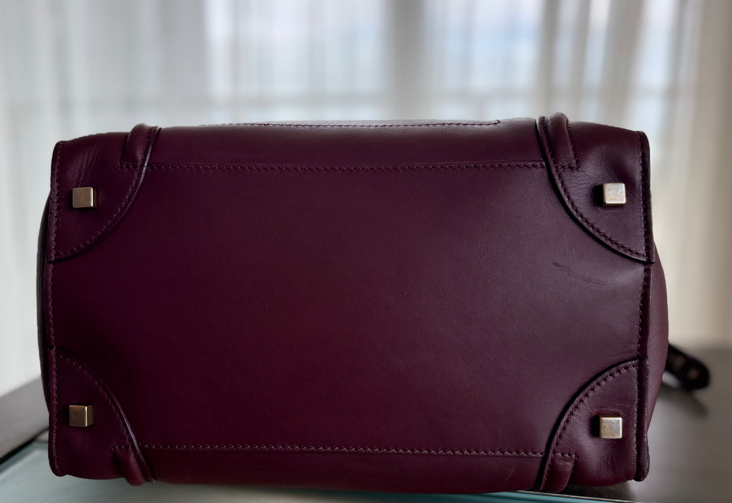 Celine Luggage Mini Shopper Leather