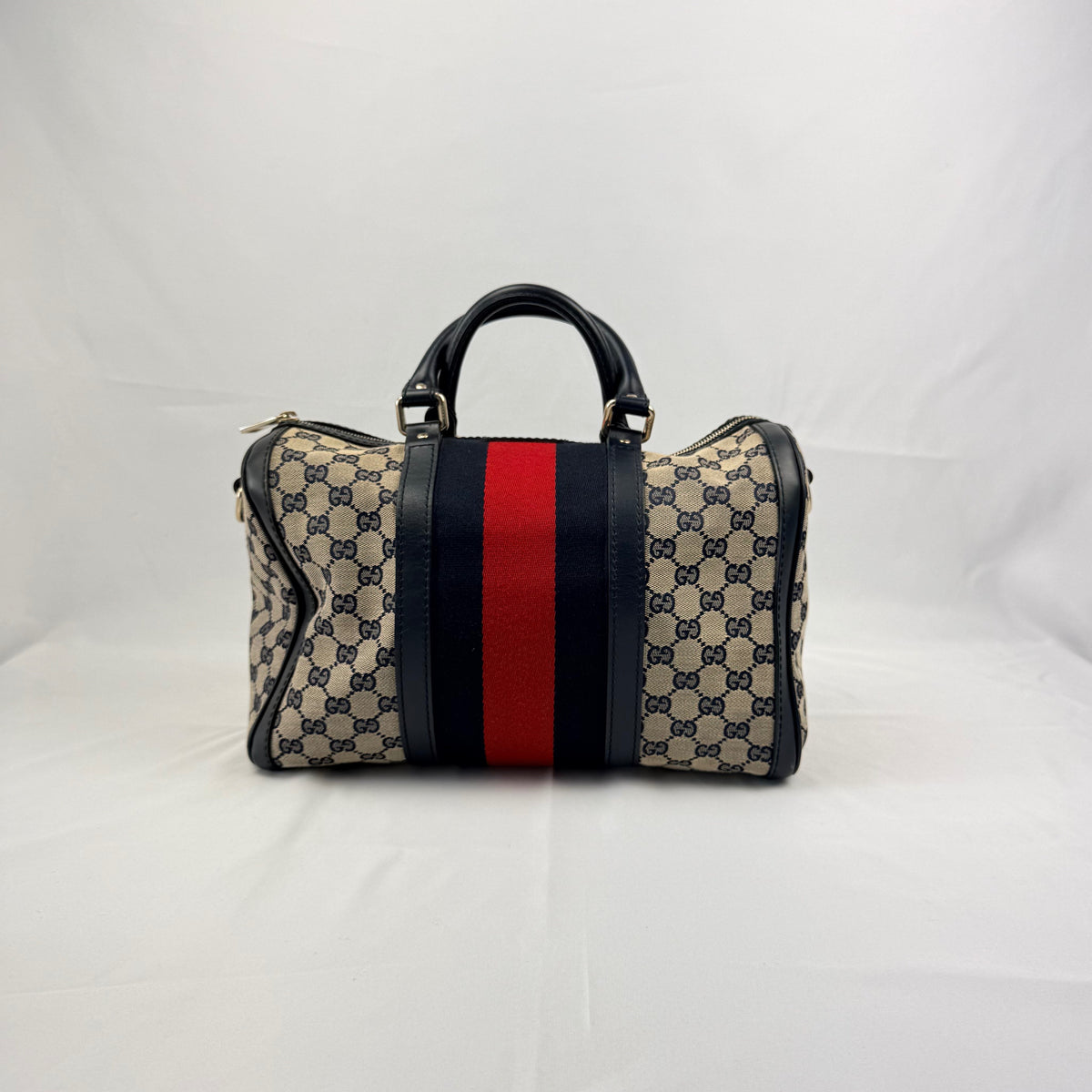 Gucci - Medium GG Canvas Web Joy Boston Bag – Sassy Sacs