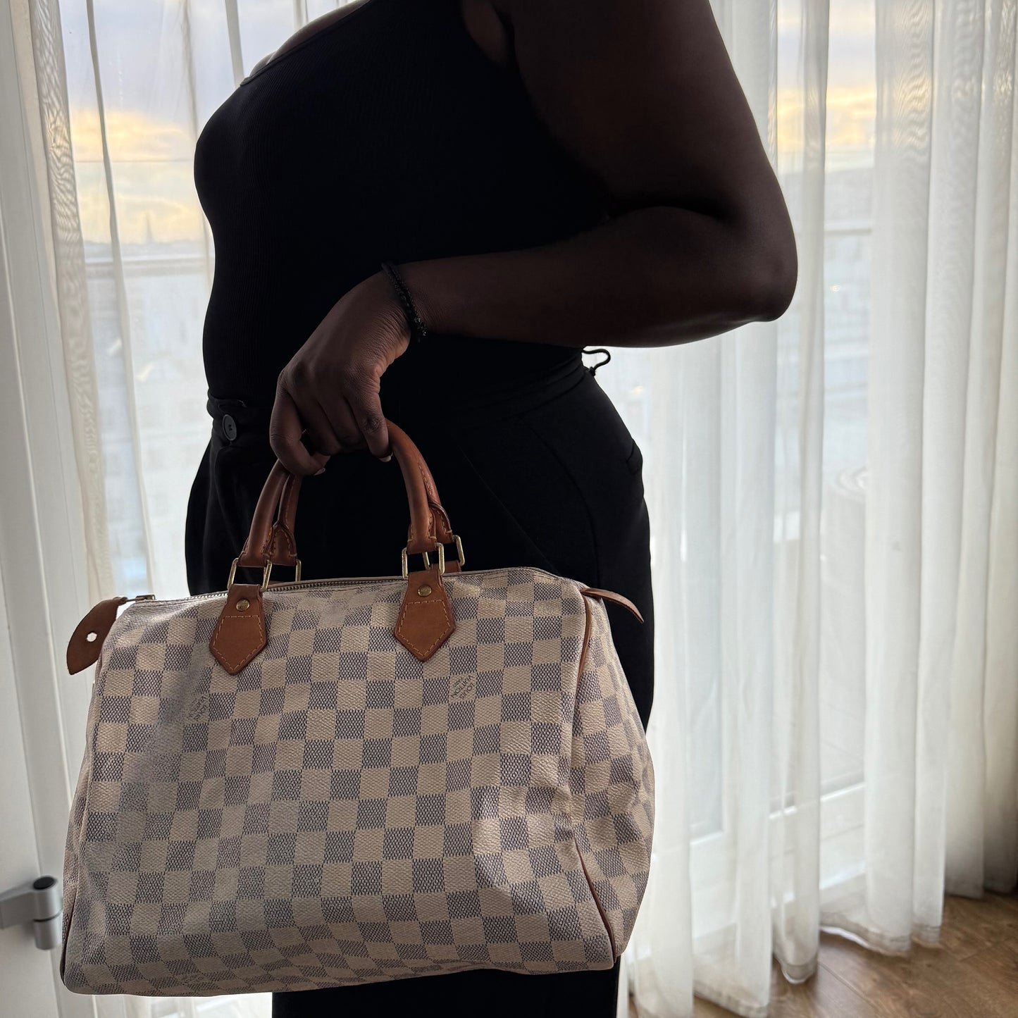 Louis Vuitton  Damier Speedy White